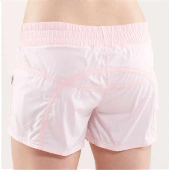 lululemon pink tracker shorts